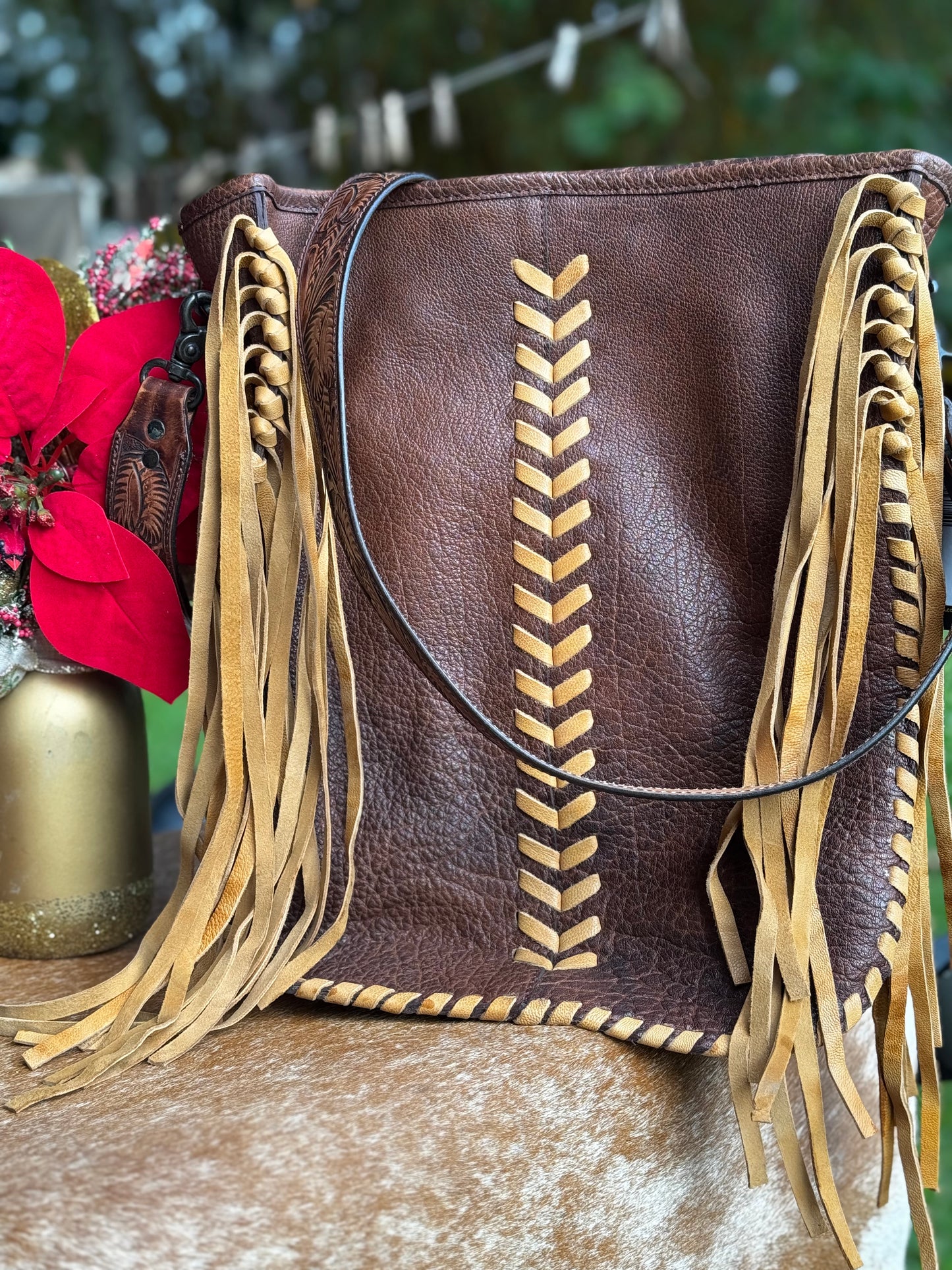 Genuine Leather Concealed Weapon Purse