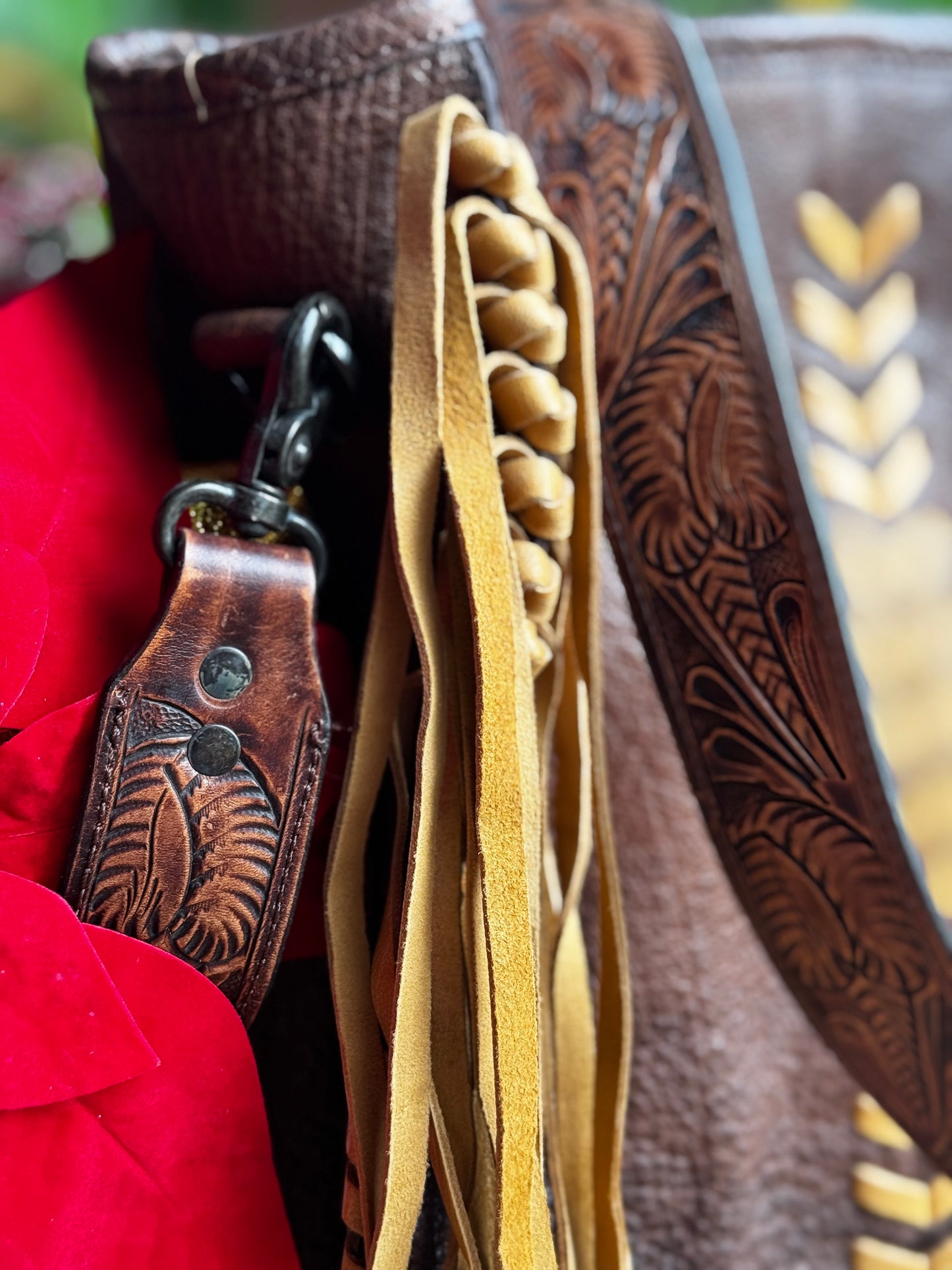 Genuine Leather Concealed Weapon Purse