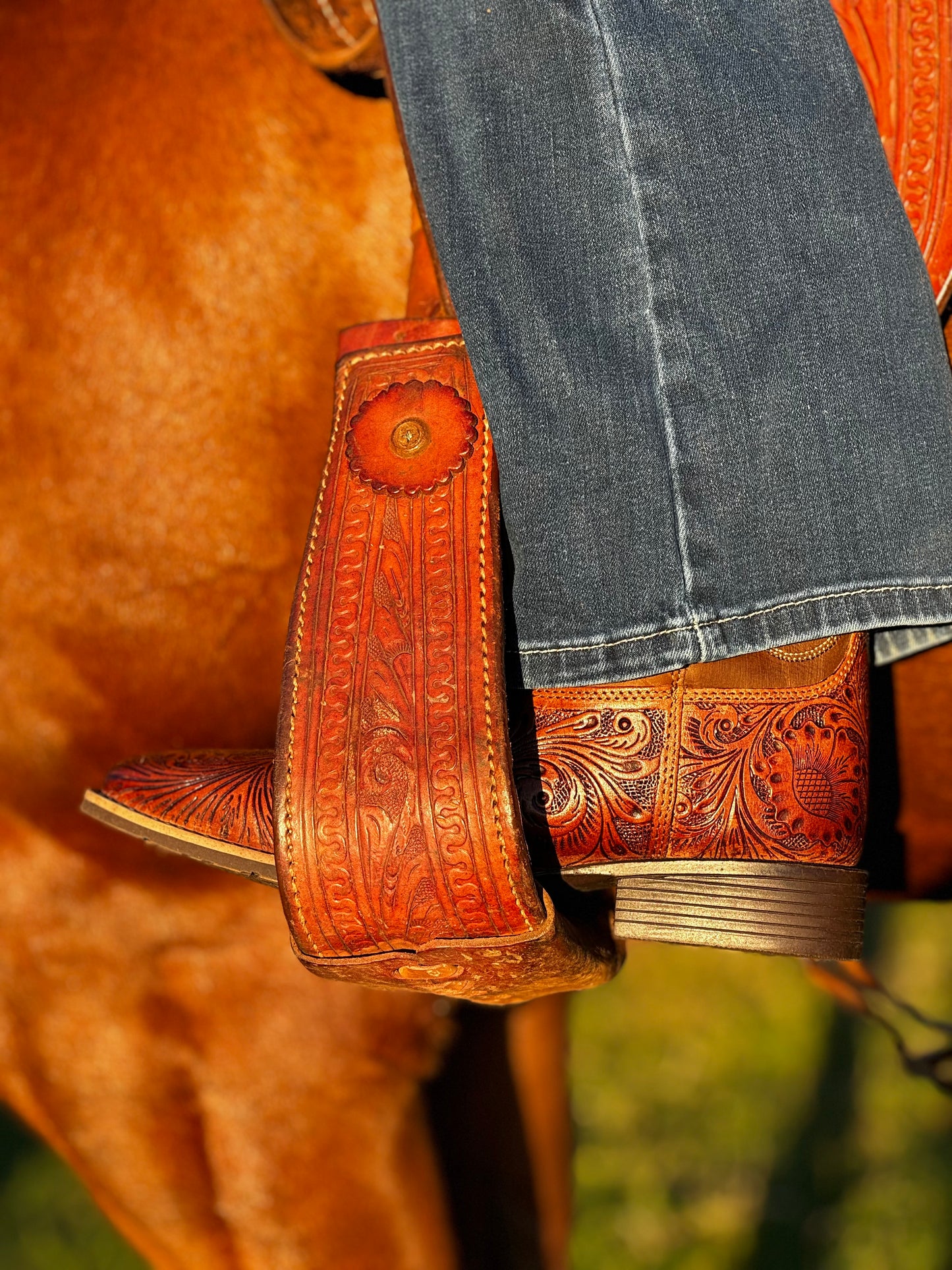 Gianna Hand Tooled Boots