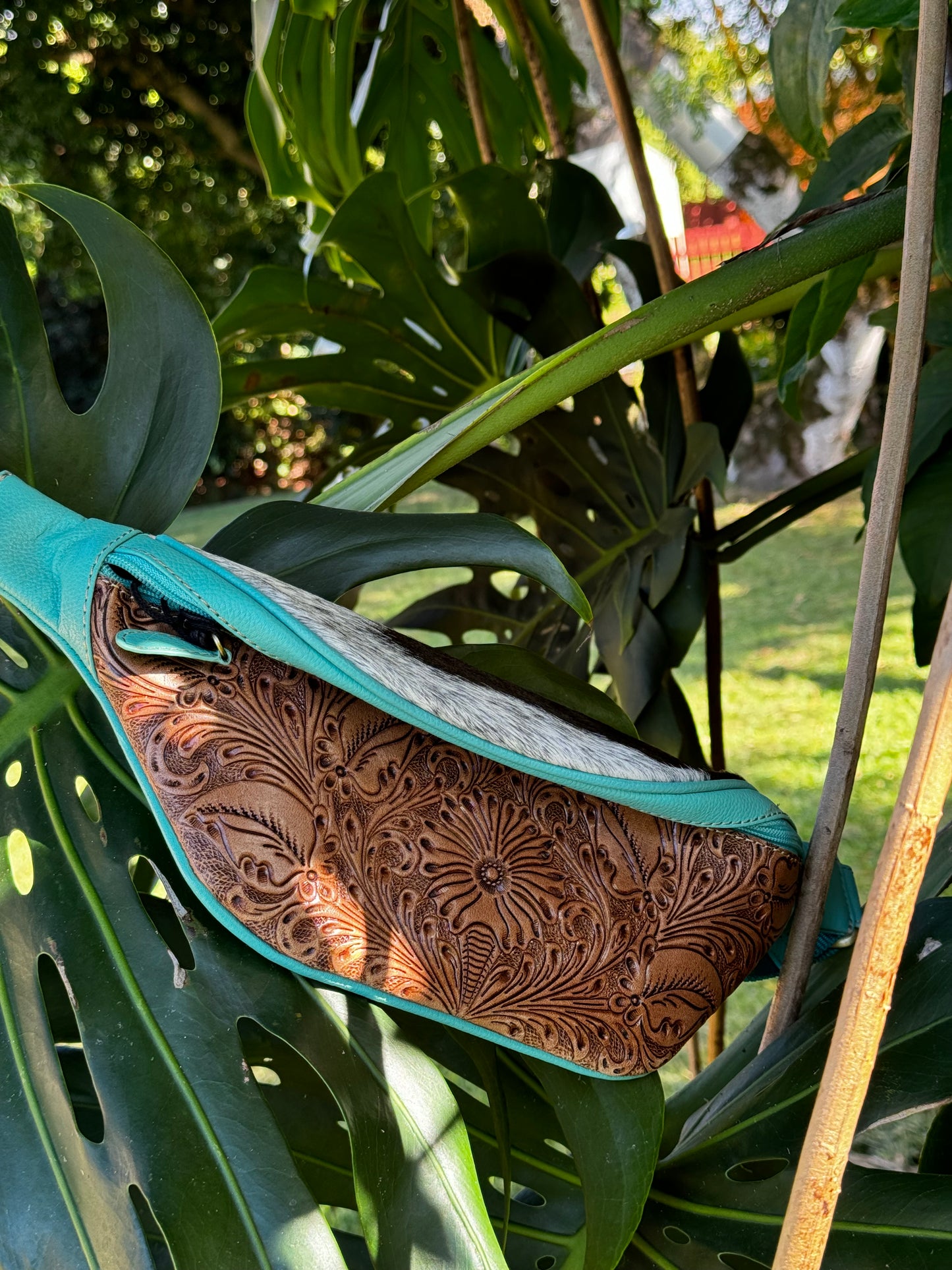Tylersburg hand tooled fanny pack