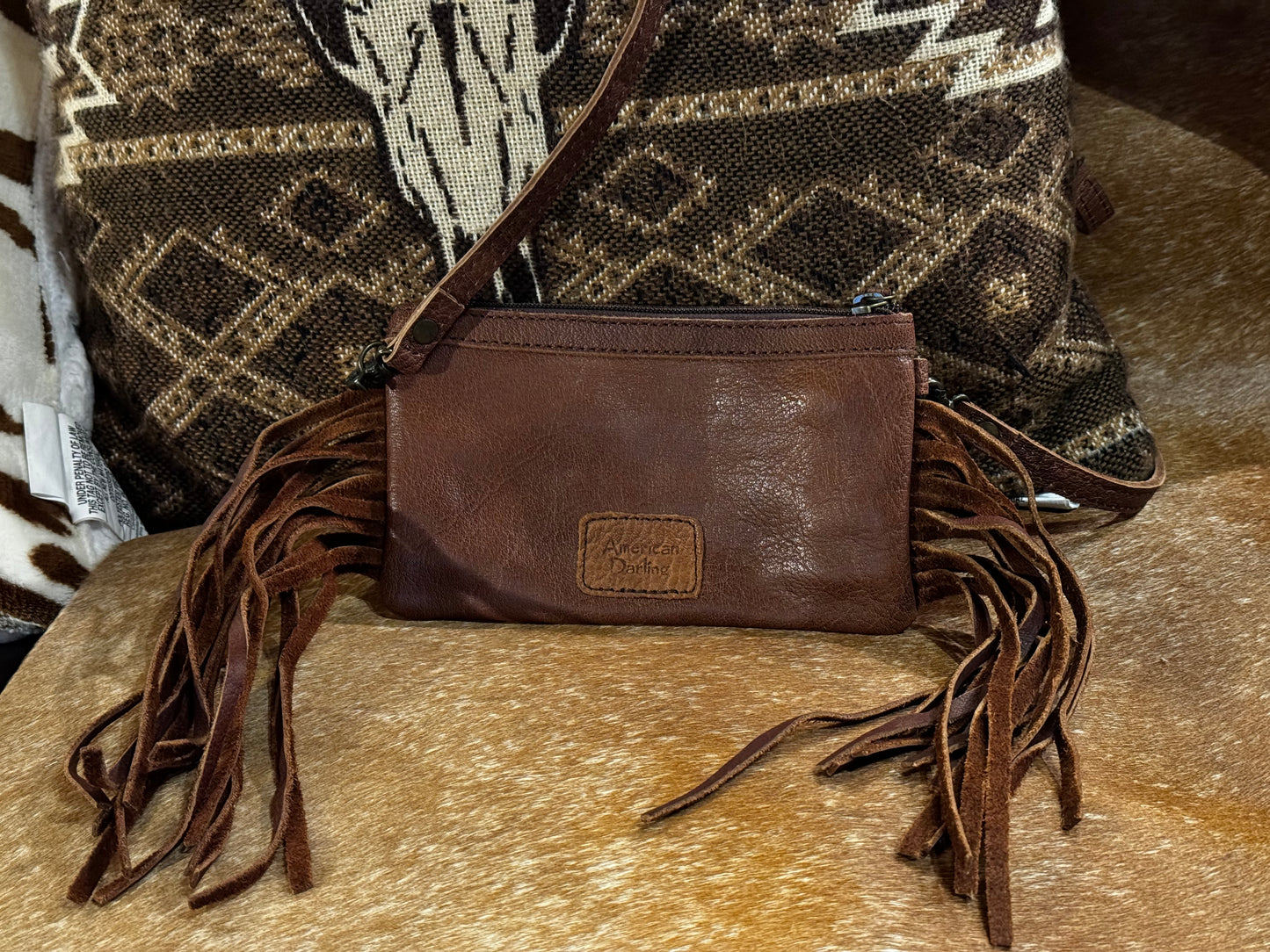 Western Crossbody small leather bag