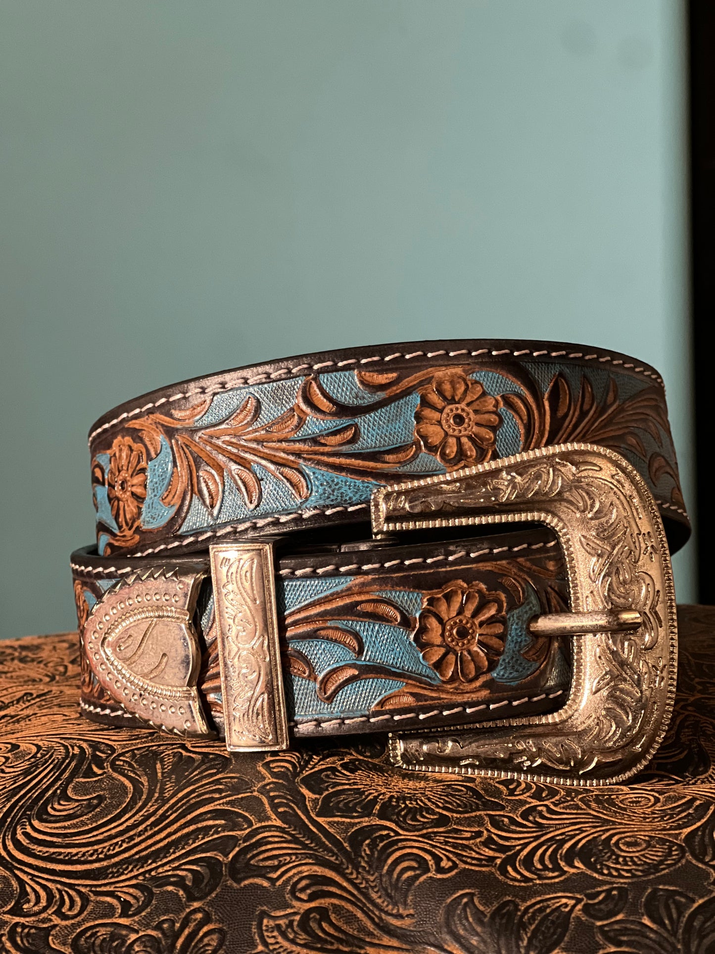 canyon shadow tooled belt