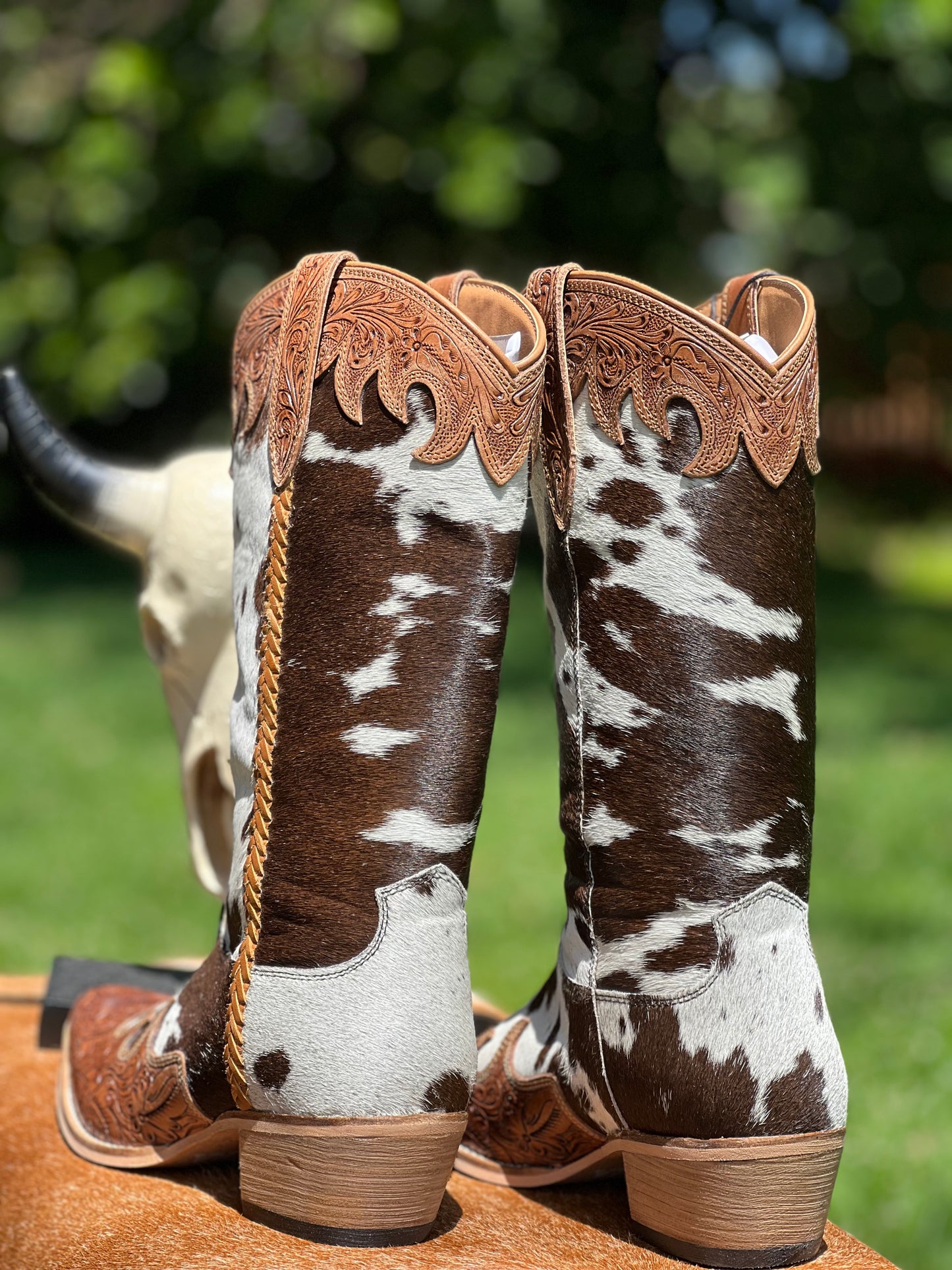 Adelaide Hair-on Hide High Top Boots