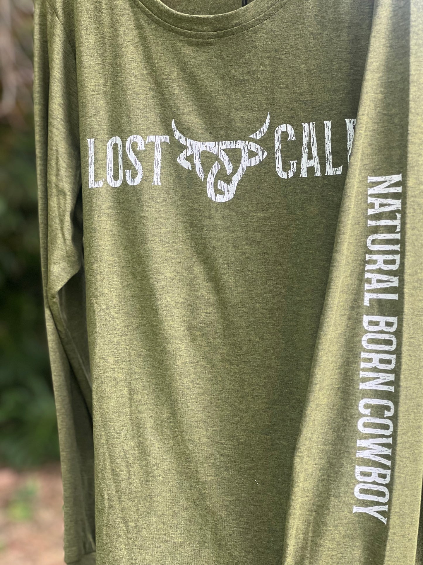 Lost Calf Long Sleeve Moss Green