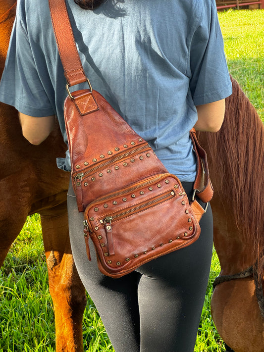 Spaghetti Western Leather Back pack