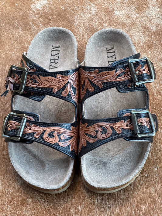 Falling Feather Sandals