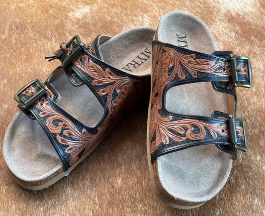Falling Feather Sandals
