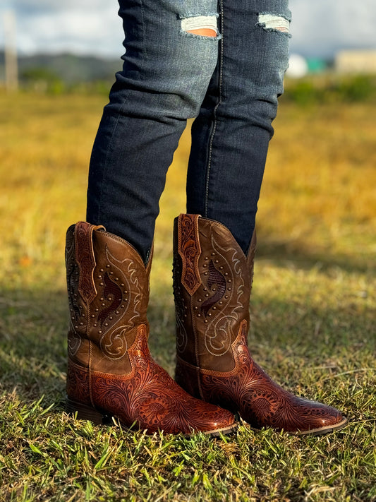 Gianna Hand Tooled Boots