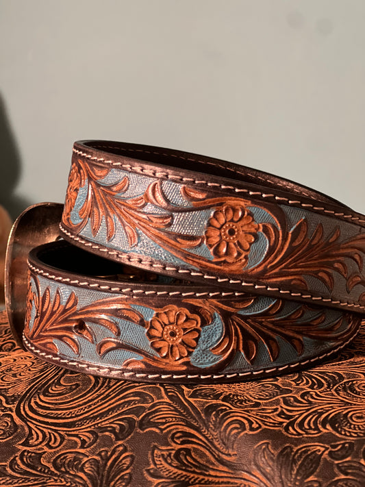 canyon shadow tooled belt