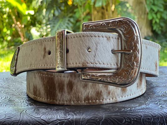 Whoop Hair of Leather Belt