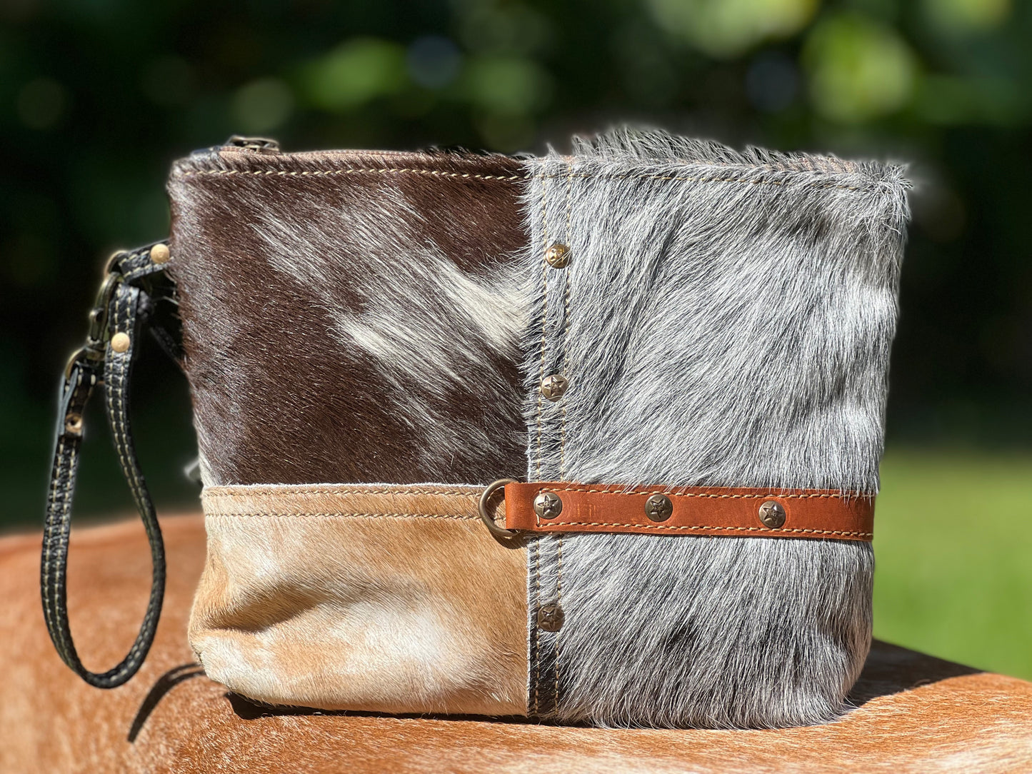 Tyler Ridge Hair-on-hide pouch