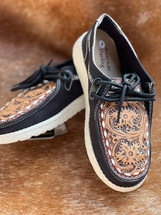 Rosenberg Hand Tooled shoes