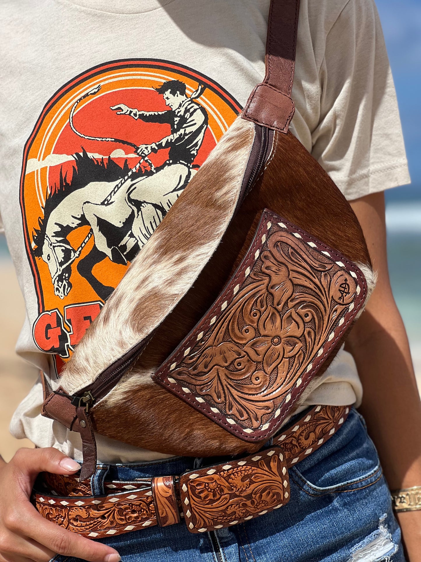 Genuine Leather Fanny Pack