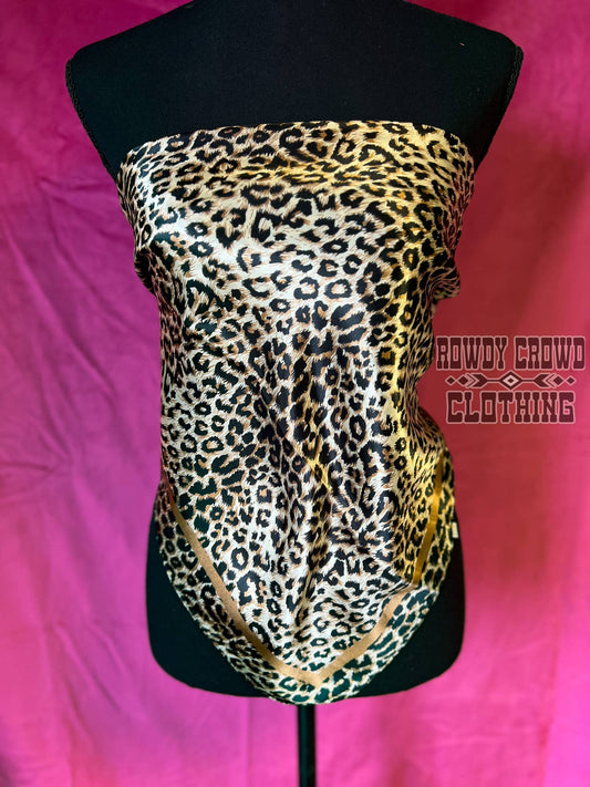 Liberty Leopard Wild Rag/ Scarf: Leopard