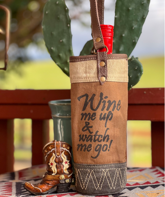 Wine Me Up Bottle Bag